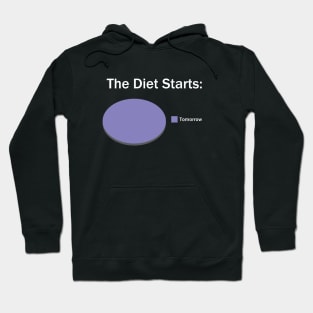 The Diet Starts Tomorrow Hoodie